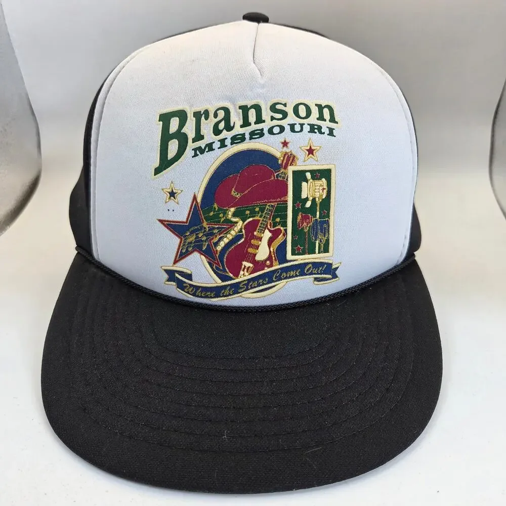 Vintage Cameo Branson Missouri Where the Stars Come Out Snapback Foam Hat